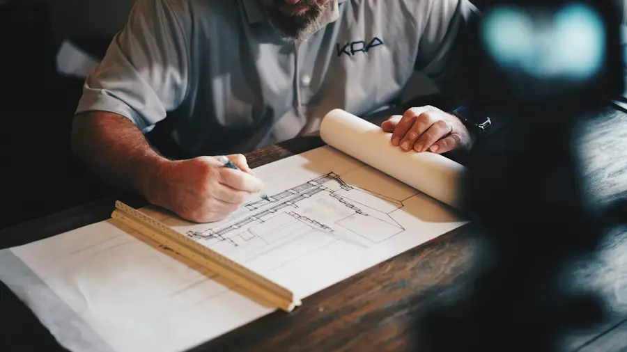 As-built construction drawings showing completed project conditions